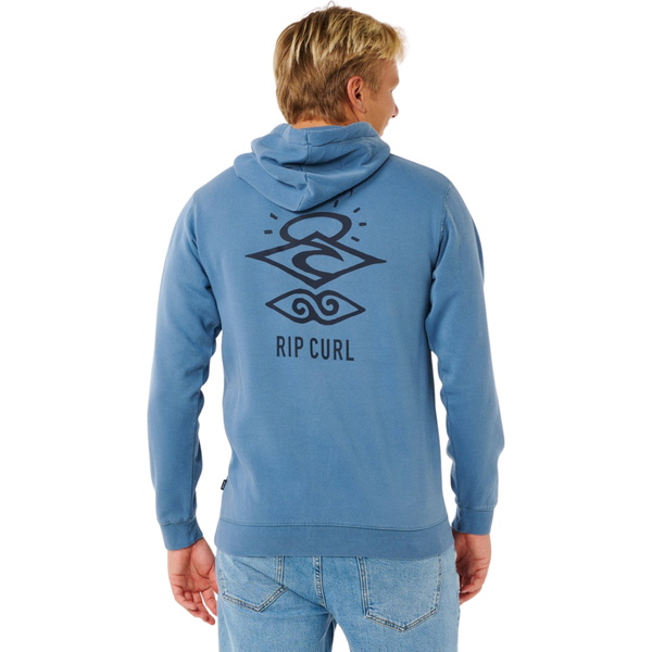 2026 Rip Curl Herre Search Icon Hoodie 0AKMFL - Bluefin